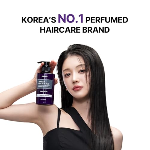 KUNDAL Korean Shampoo and Conditioner Set [Amber Vanilla] Salon-quality, Long Lasting Scent, Moisturizing, Sulfate-Free, Argan & Macadamia Oil, Korean Hair care, For all hair types, 16.9 fl oz each - Image 2