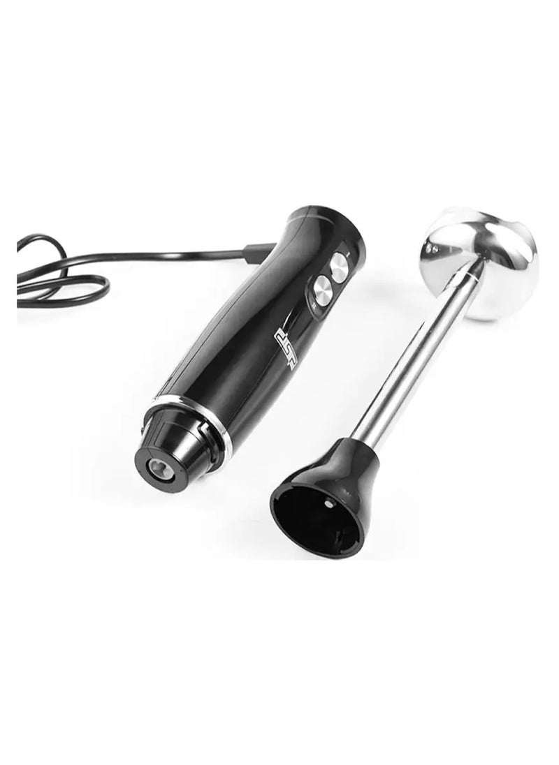 DSP Hand Blender 4-in-1, 500W Copper Motor, Stainless Steel, 2 Speeds - Includes 500ml Chopper, Whisk, and Cup, KM1093 (Black) - pzsku/ZB84B05C4C1AAB0E07E8DZ/45/_/1733213780/6b2de523-ce23-450e-84e5-abdc74ab4a70