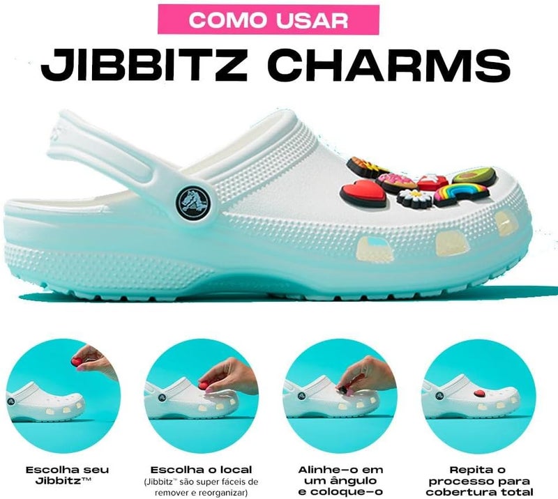 crocs كروكس جيبيتز 5 عبوة تعويذات الأحذية للمهن جيبيتز لكروكس الشيف صغير - Image 2