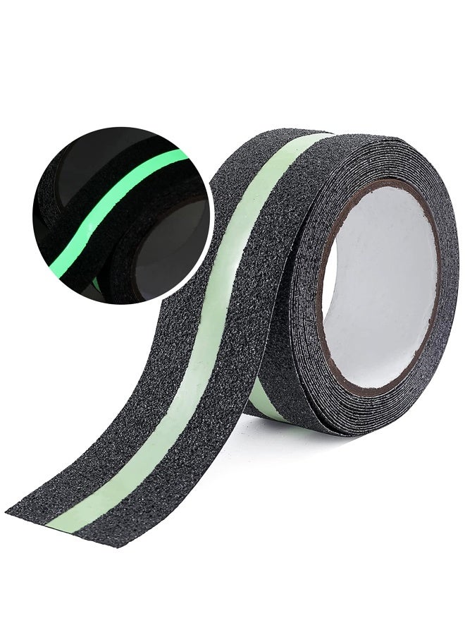 Glow-in-The-Dark Anti Slip Traction Tape - 1.97" x 16.4Ft,Enhance Safety on Wet Surfaces - Perfect for Stairs, Showers, Bathtubs - Image 1