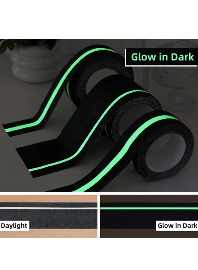 Glow-in-The-Dark Anti Slip Traction Tape - 1.97" x 16.4Ft,Enhance Safety on Wet Surfaces - Perfect for Stairs, Showers, Bathtubs - Image 3