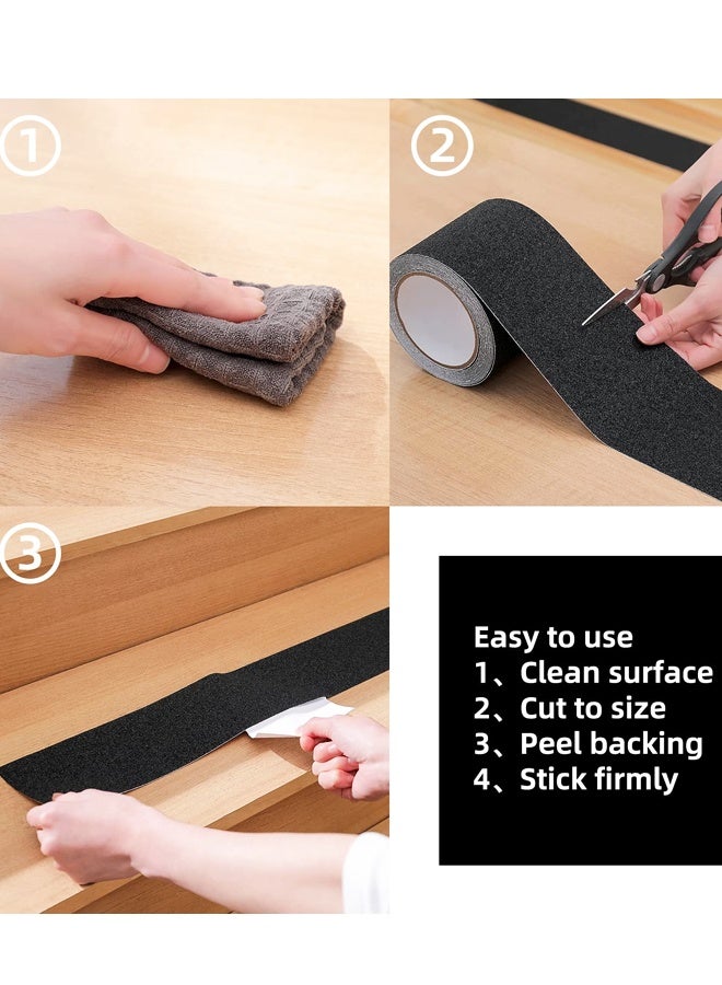 Glow-in-The-Dark Anti Slip Traction Tape - 1.97" x 16.4Ft,Enhance Safety on Wet Surfaces - Perfect for Stairs, Showers, Bathtubs - Image 5