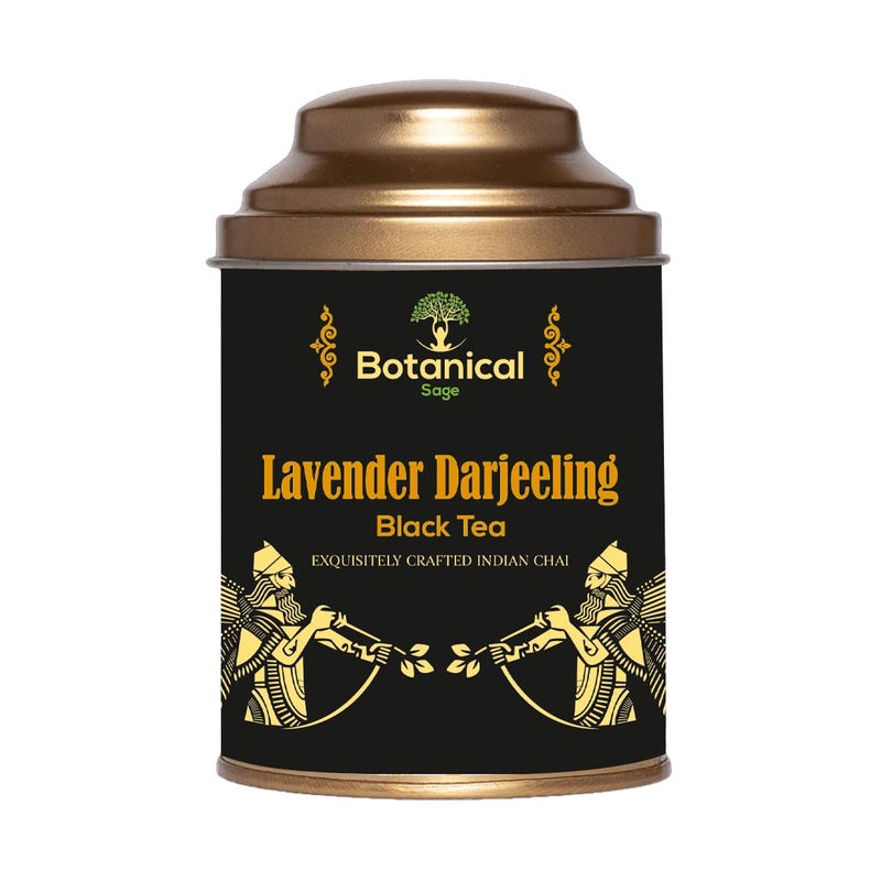 Botanical Sage- Lavender Darjeeling Black Tea 100g | Darjeeling Black Tea With French Lavender Buds | Selected | Luxury Tea - Image 1