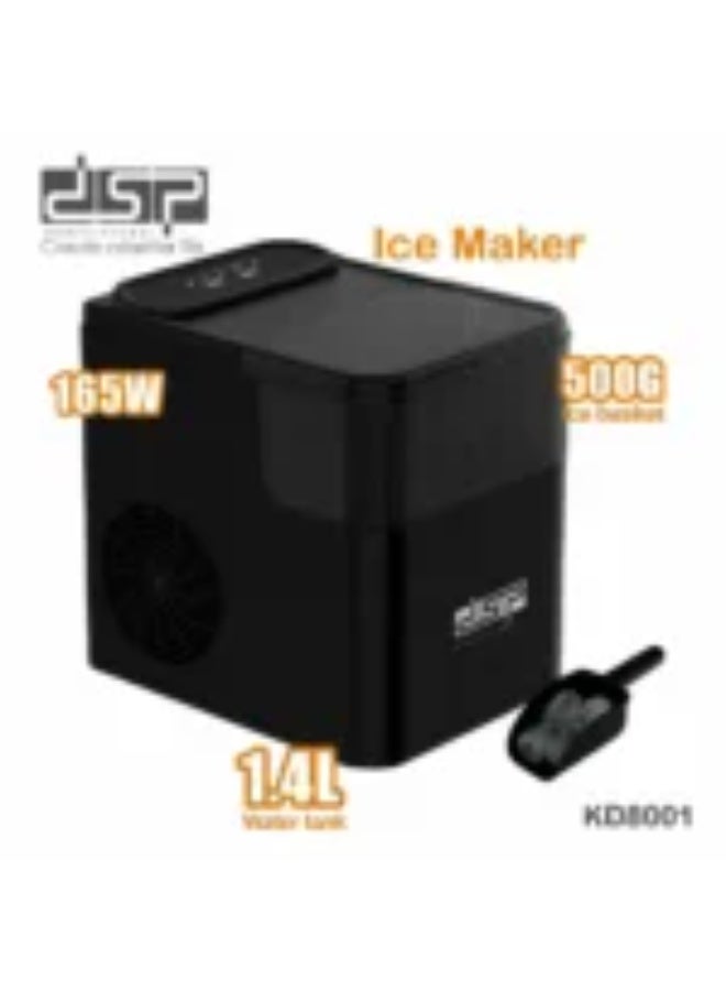 DSP KD8001, Ice Maker – Black - Image 1