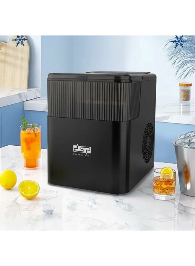 DSP KD8001, Ice Maker – Black - Image 1