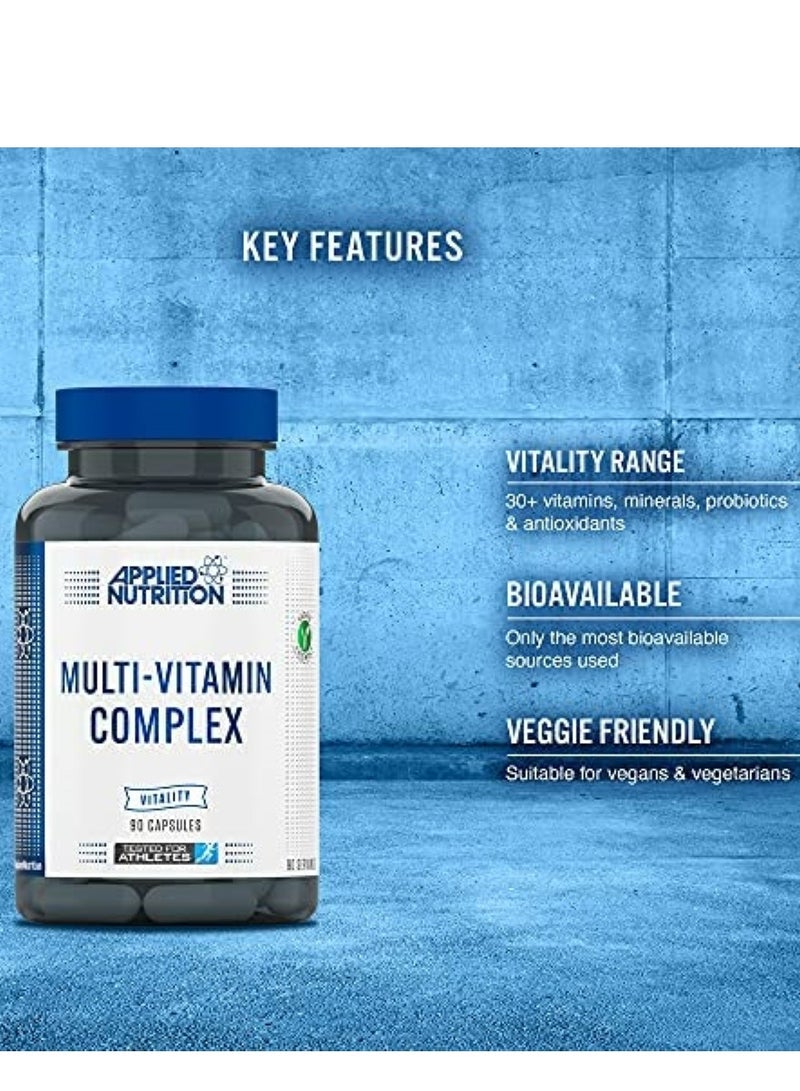 Applied Nutrition Multi-Vitamin Complex Veggie 90 Capsules - Image 2