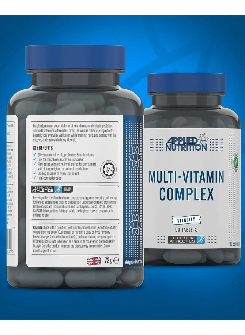 Applied Nutrition Multi-Vitamin Complex Veggie 90 Capsules - Image 3