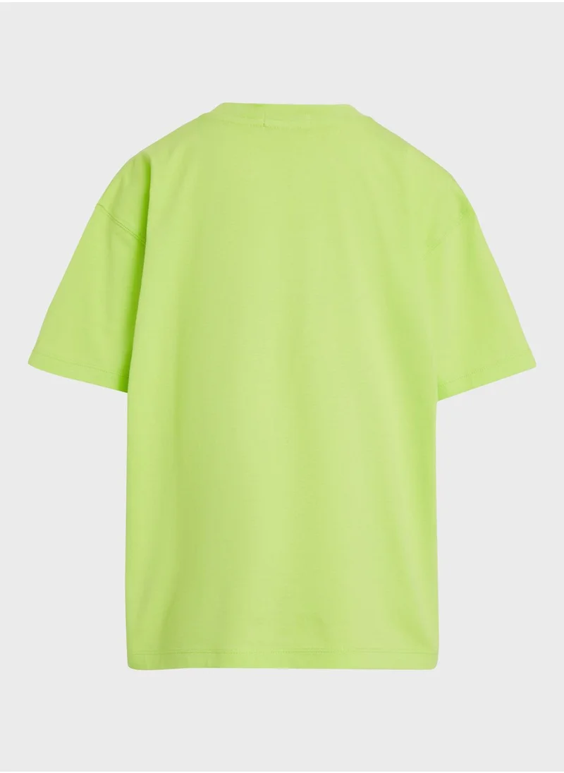 Calvin Klein Jeans Youth 3D Raised Embossed T-Shirt