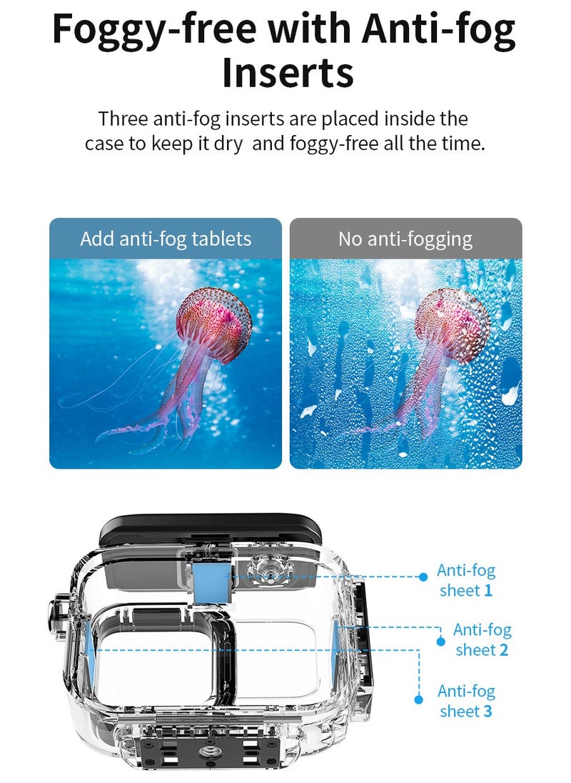 aMagisn - Waterproof Diving Case for Insta360 Ace – 60M Depth with Anti-Fog Design, Multi-Layer Coated Glass, Quick Release Mount for Horizontal & Vertical Shooting – Protective Underwater Housing Shell - Image 1