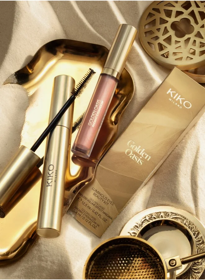 KIKO MILANO GOLDEN OASIS LUMINOUS EYES BEAUTY KIT, Savings 34%