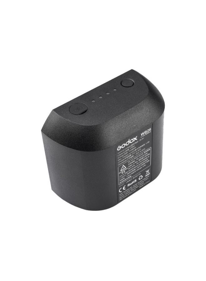 Godox WB26 Rechargeable Lithium-Ion Battery Pack for AD600Pro Flash (28.8V, 2600mAh) - Image 1