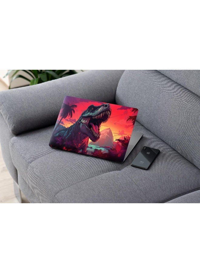 Dinosaur Digital Art, Laptop Skin Sticker Decal - Image 4