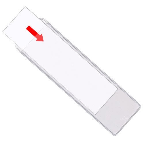 STORE SMART StoreSMART - Bookmark Covers/Holders with Tassle Hole - Clear Plastic - 10-Pack - Made in USA - BMK9071-10 - Image 2