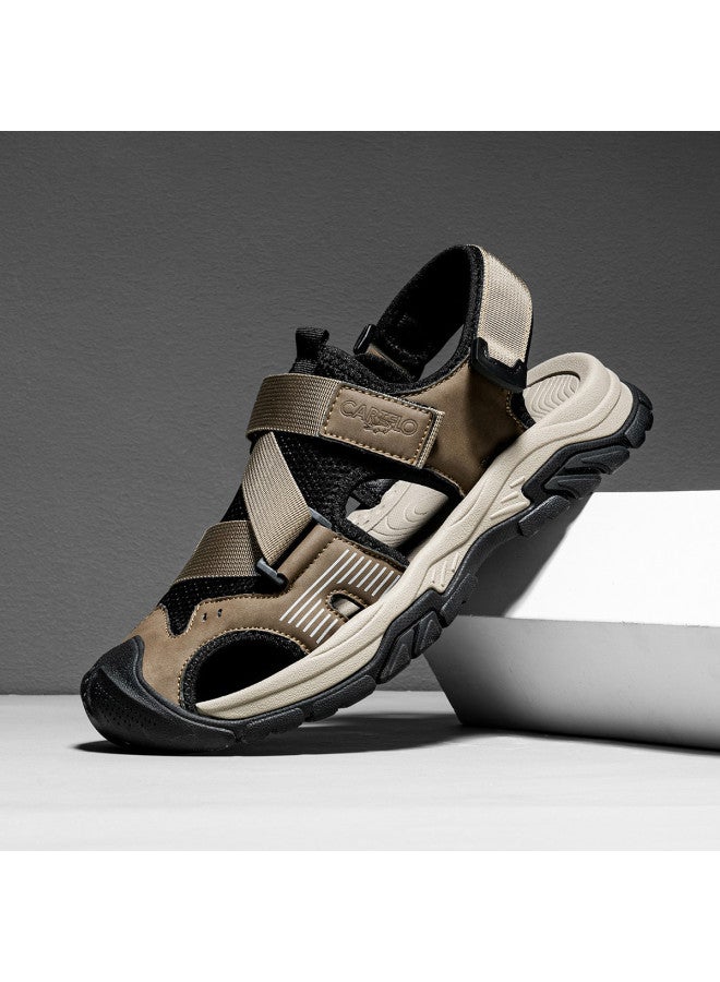 CARTELO Hot Item【amphibious】men's Summer Sandals, Breathable Mesh Water Shoes, Closed-toe Outdoor Sandals For Men - Image 2
