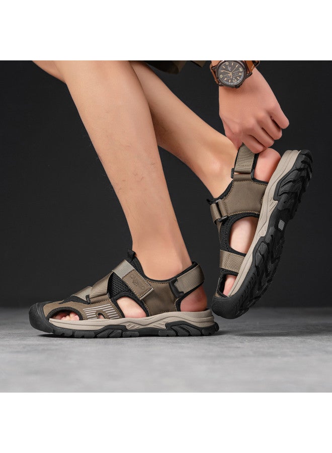 CARTELO Hot Item【amphibious】men's Summer Sandals, Breathable Mesh Water Shoes, Closed-toe Outdoor Sandals For Men - Image 5