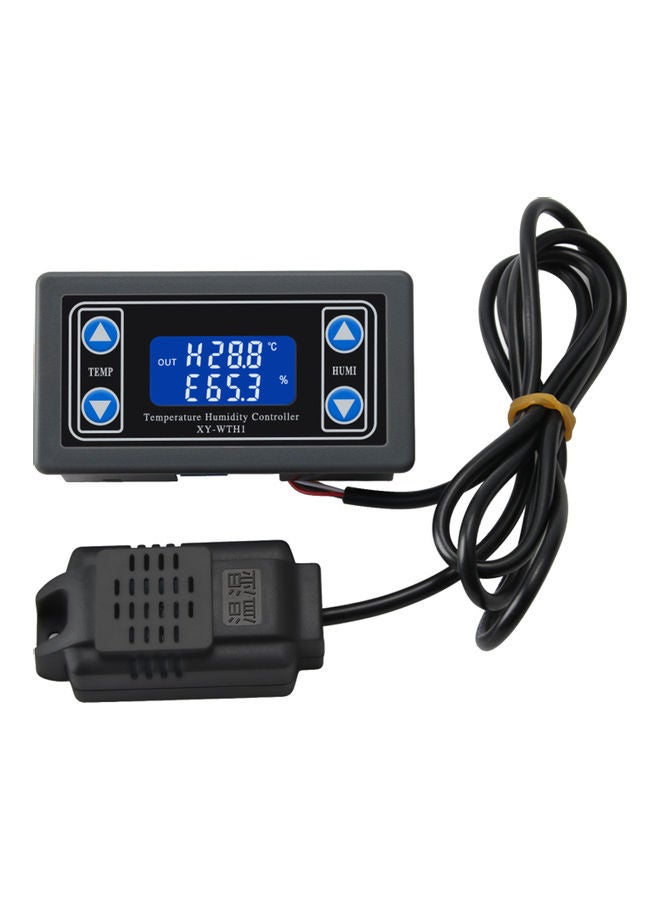 NIBEMINENT Digital Temperature Humidity Controller For Fridge Hatching Black - Image 1