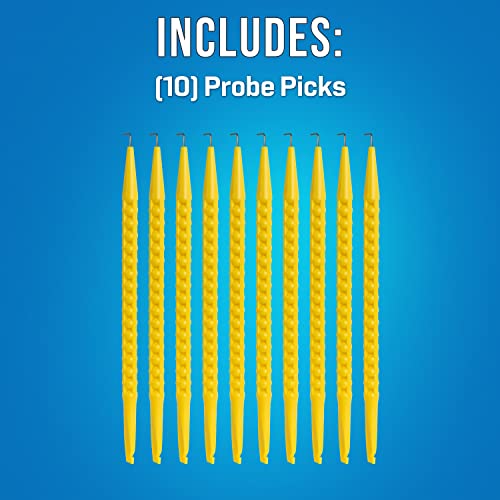 Jonard Tools JIC-22035NT/10 Yellow Nylon Probe Pick Spudger with L-Shaped Wire Hook, 7" Length (Pack of 10) - Image 5