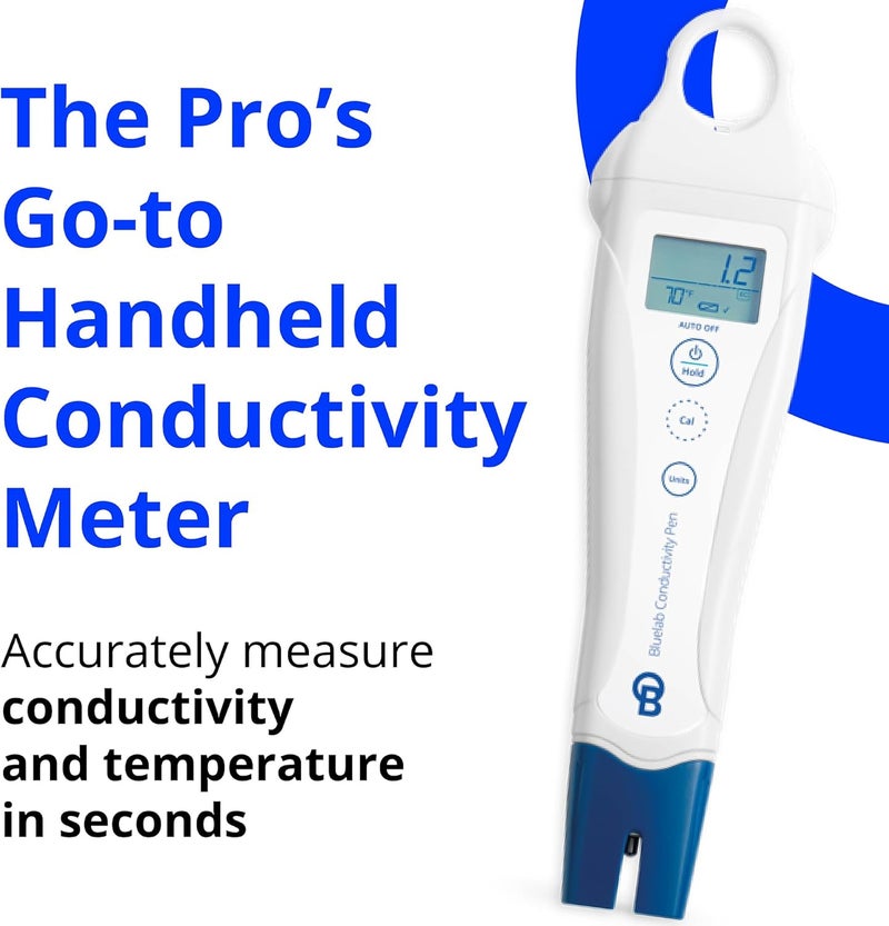 Bluelab Conductivity Pen - Digital TDS Meter for Hydroponics and Indoor Gardening - Image 2