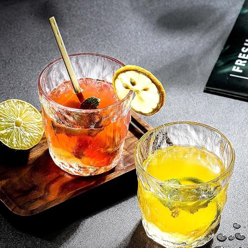 Ash  Roh Ash & Roh® 300 ML Glacier Cup, Frosted Wine Glass Water Cup,for Home Office &Bar Scotch, Cocktails Juice Drinking (Pack of 8) - Image 5