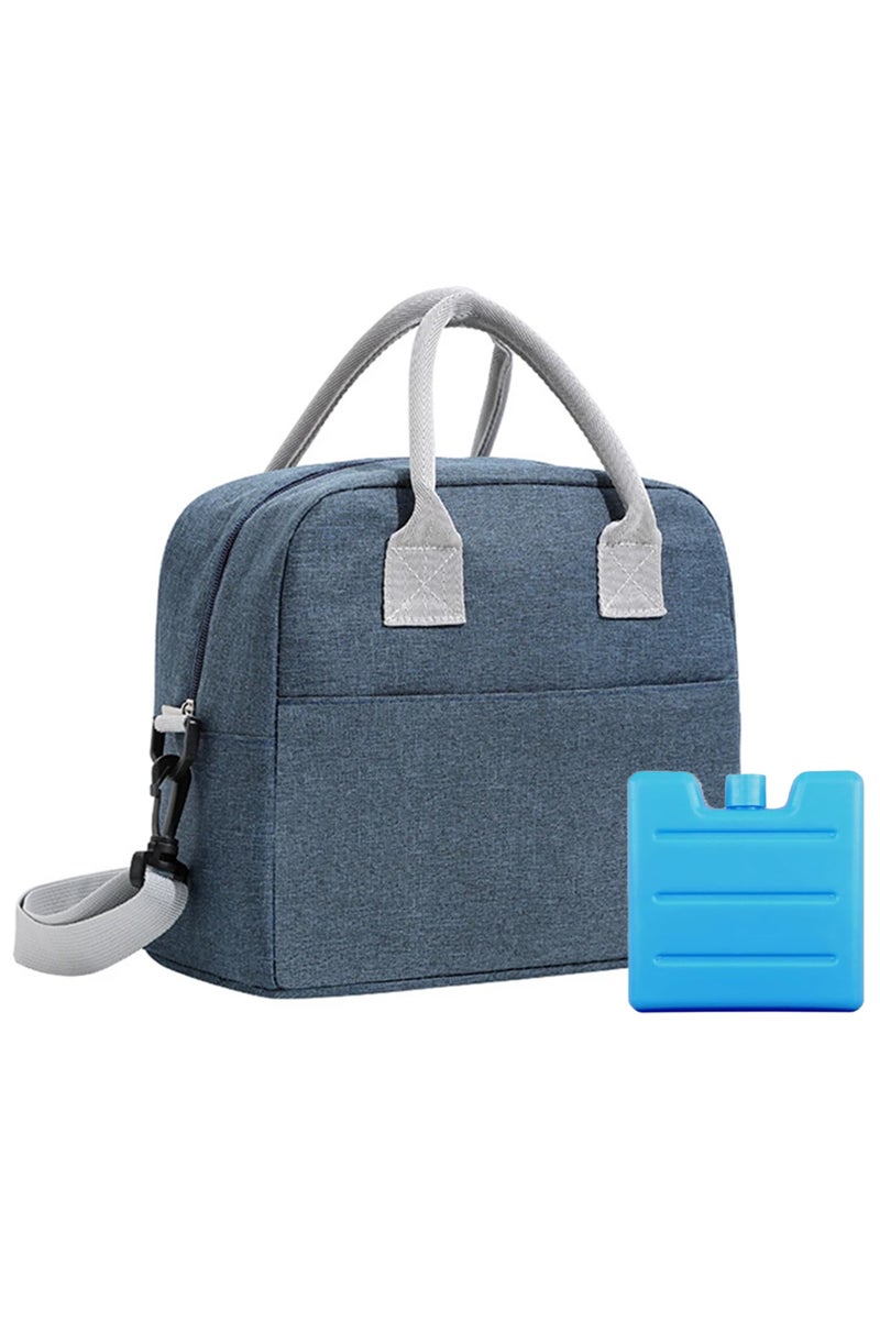Star Babies Insulated Lunch Bag with Ice Pack Blue - Image 1