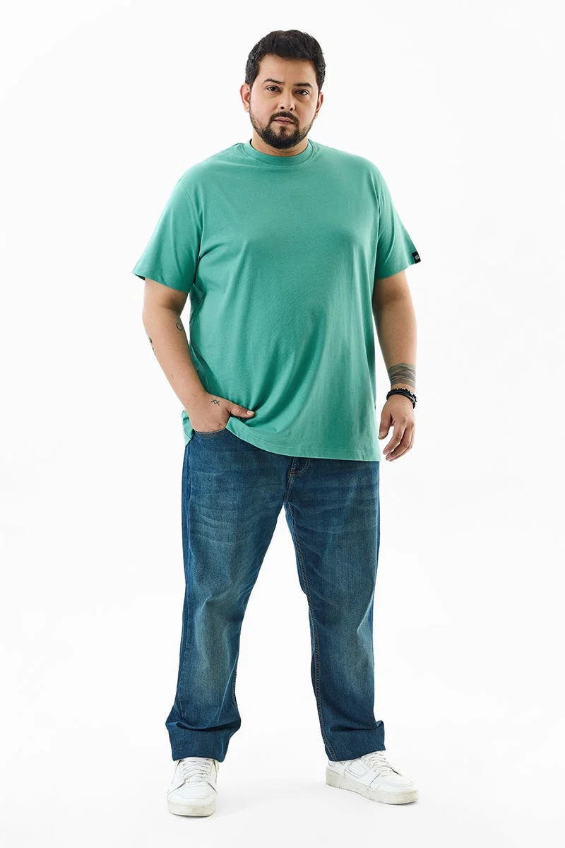 SNITCH Regular Fit 100% Cotton Plus Size T-Shirt