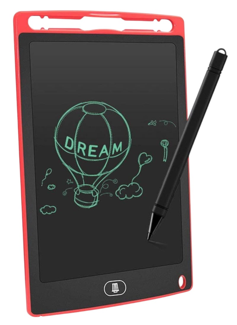 Generic 8.5 Inch Portable LCD Writing Tablet - Digital Drawing Board for Kids and Adults - Electronic Whiteboard - Red 