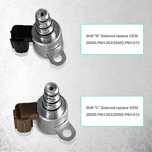 GSTP Transmission Shift Control Solenoid Valve B&C Compatible with Acura CL 1998-2003 Acura TL 1999-2006 Honda Civic 2001-2005 Honda Accord 1998-2007 Replacement # 28400-P6H-013 28500-P6H-013 - Image 5
