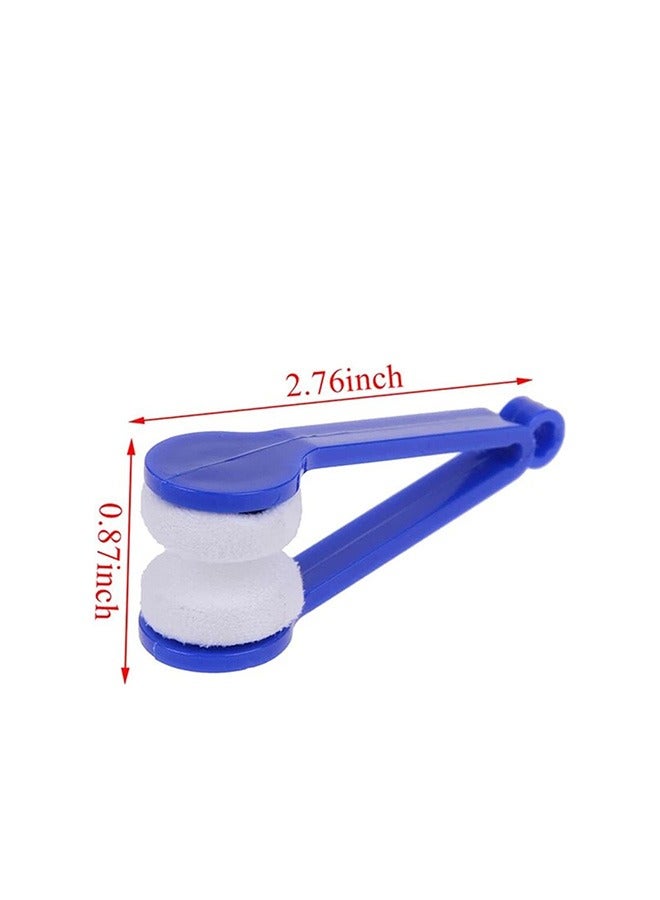 5 Pcs Mini Tool Glasses Soft Brush, Microfiber Spectacles Cleaner Tool, Sun Glasses Eyeglass Glasses Eyeglasses Cleaner Cleaning Clip (Black, Blue, Green, Red, Orange) - Image 2