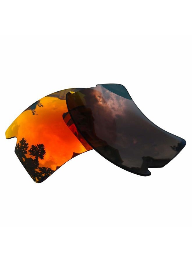 ACOMPATIBLE 4 Pair Replacement Polarized Lenses for Oakley Flak 2.0 XL Sunglasses Pack P5 - Image 5