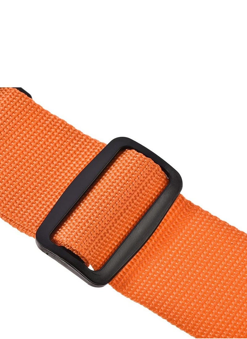 HomarKet - 4-Piece Luggage Strap Belt With Digits Combination Lock Orange - Image 1