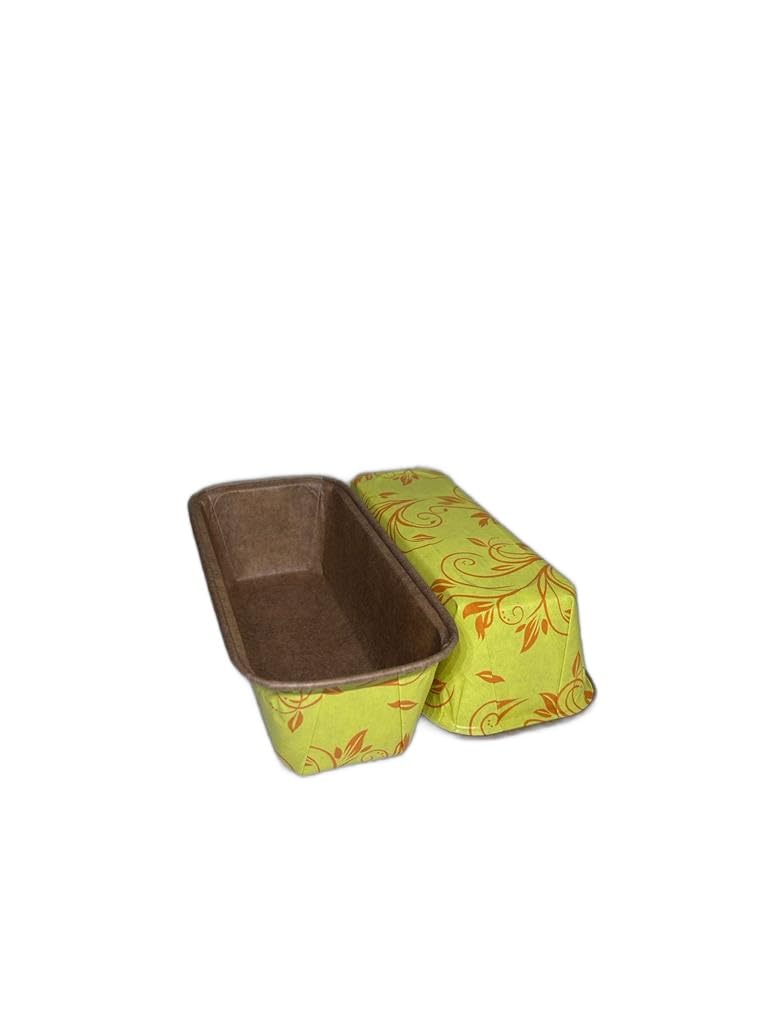 Baekence Bake and serve Plumpy Cake Mould Yellow leaf Non Coated Pack of 30 pcs 200 gms - Image 1