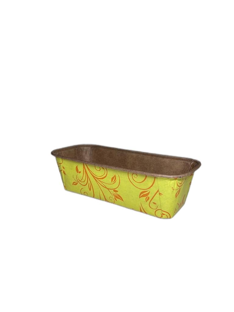 Baekence Bake and serve Plumpy Cake Mould Yellow leaf Non Coated Pack of 30 pcs 200 gms - Image 2