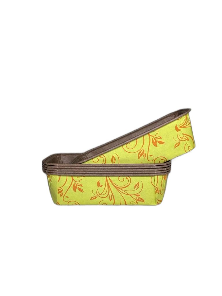 Baekence Bake and serve Plumpy Cake Mould Yellow leaf Non Coated Pack of 30 pcs 200 gms - Image 4