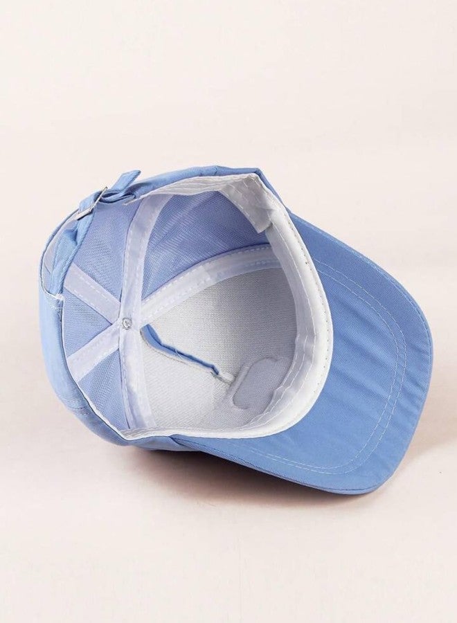 Ziory Cotton Astronaut Applique Detailed Cap - Blue - Image 5