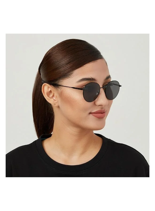 30Sundays 30Sundays TURN AROUND Polarised,Unisex Sunglasses, Round Sunglasses, UV Protection: UV400 (Black,Green)