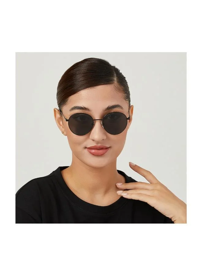 30Sundays 30Sundays TURN AROUND Polarised,Unisex Sunglasses, Round Sunglasses, UV Protection: UV400 (Black,Green)