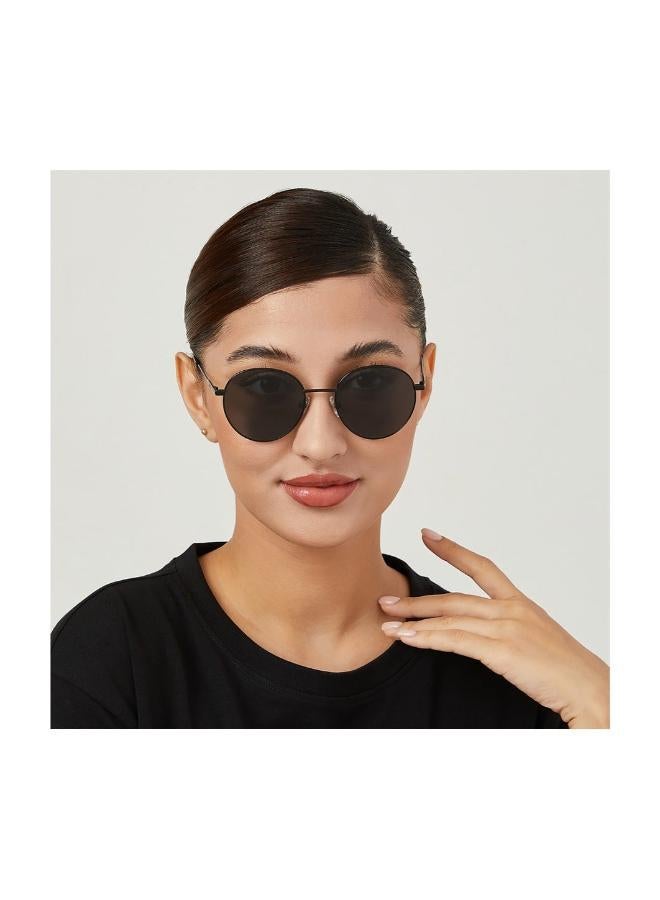 30 سندايز نظارات شمسية دائرية متقطعة، عاكسة، للرجال والنساء، حماية من الأشعة فوق البنفسجية: ٤٠٠ الأشعة فوق البنفسجية (أسود، أخضر) - Image 4