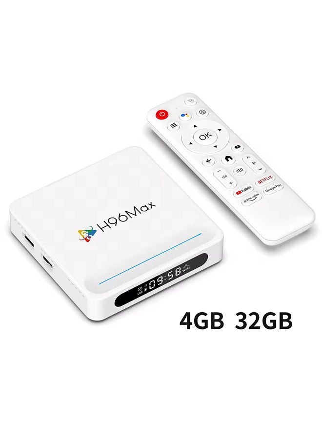 H96 Max H618 Plus Android 14.0 Allwinner H618  HDR 8K Wifi6 BT5.4 Voice Assistant Media Player 8K Smart TV Box