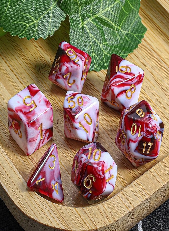 CiaraQ 7pcs Polyhedral Dice Set for Dungeon and Dragons MTG Table Games - Image 5