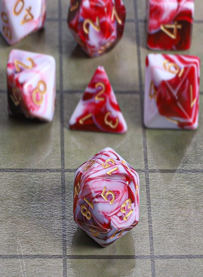 CiaraQ 7pcs Polyhedral Dice Set for Dungeon and Dragons MTG Table Games - Image 4