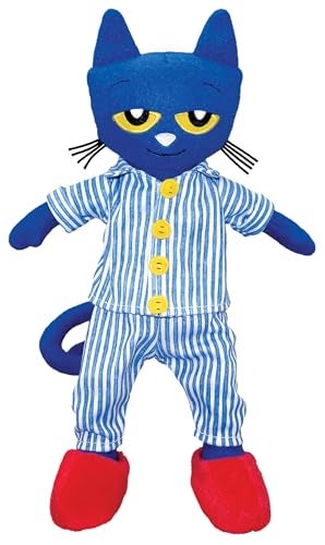 MerryMakers Pete the Cat Bedtime BluesPlush Doll 145Inch - Image 1