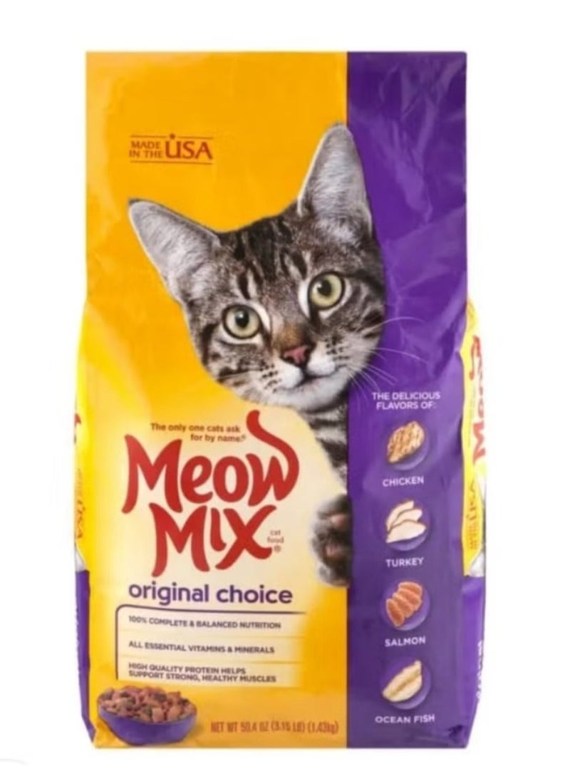 Meow Mix - Original Choice Dry Cat Food 1.42kg - Image 1