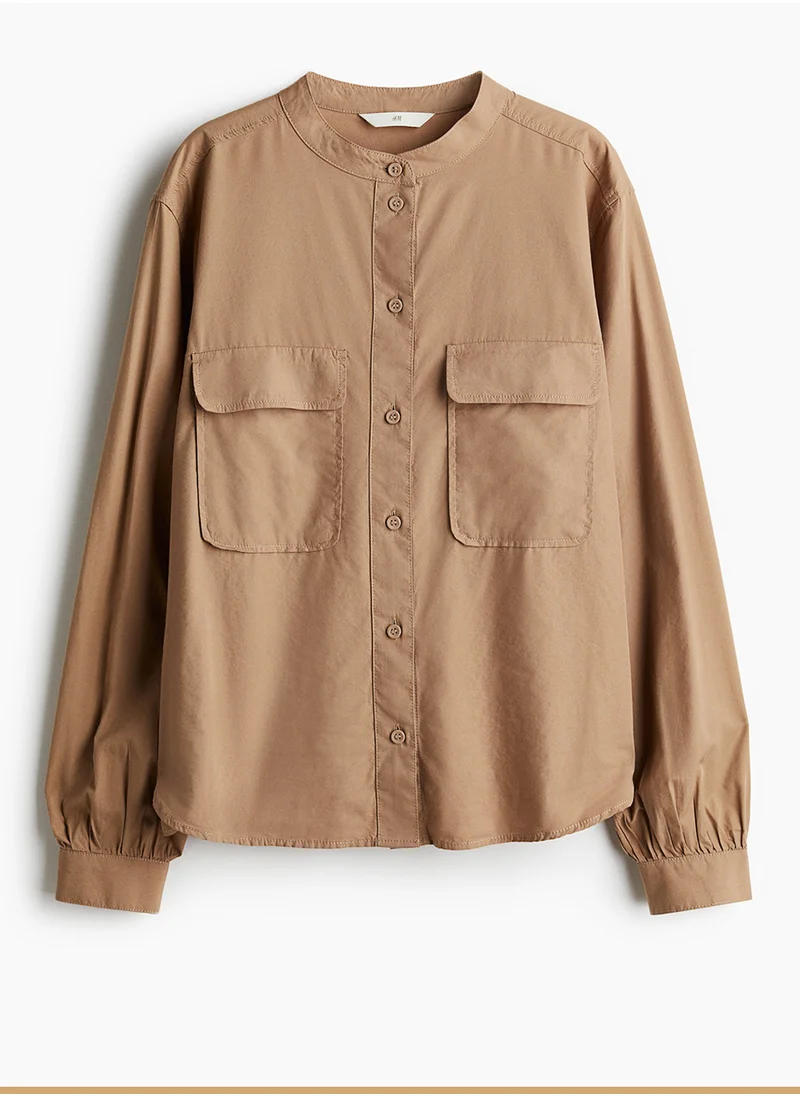 H&M Pocket-Detail Blouse