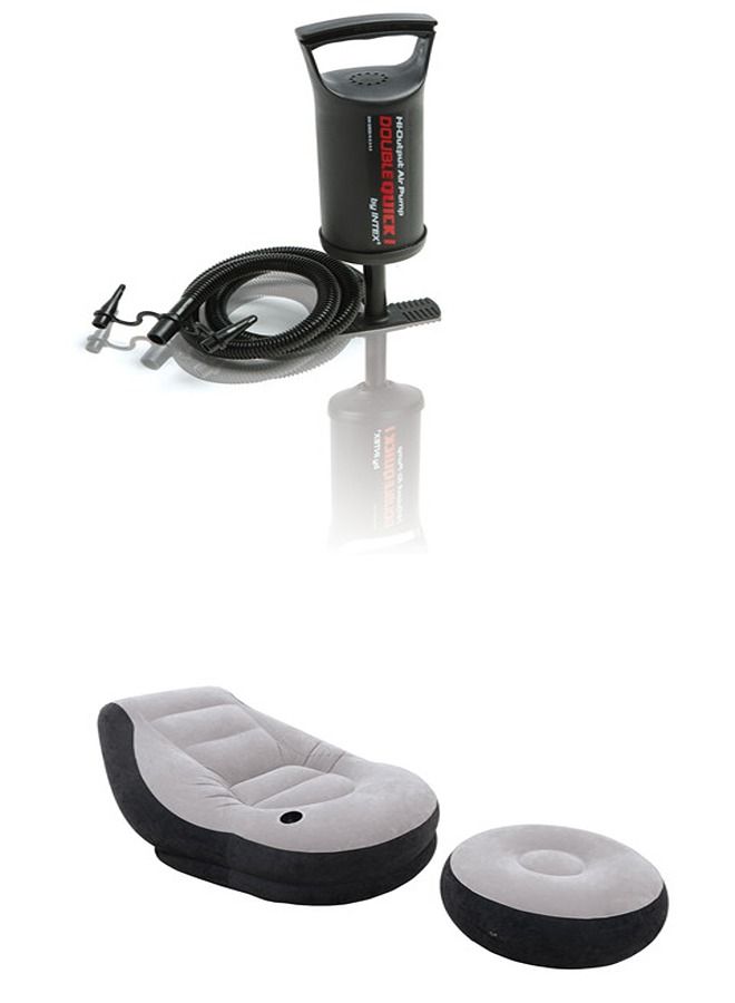 INTEX كرسي ألترا لاونج قابل للنفخ مع مضخة - Image 1