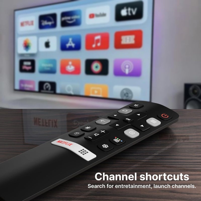 KPDP Original Remote Control Compatible with TCL Tv Remote Original RC802V Model Suitable for Any Iffalcon TCL Smart Android 4k FHD QLED Television (No Voice) Command or Google Assistance Feature - Image 4