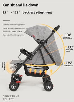 Multifunctional Baby Stroller, Reversible Handle Lightweight Stroller, Easy To Fold And Take, Travel Stroller For Newborn Baby Toddlers, Can Sit And Lie CS17-g - pzsku/ZB84CD5A60BC8C111F0CDZ/45/_/1737101801/1c908629-88da-42bd-aa55-748ad5e8628e