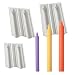 ZAKVOOR 3 Pcs Column Candle Mold Silicone Long Taper Resin Mold for Handcrafted Pillar Taper Candles - Image 2