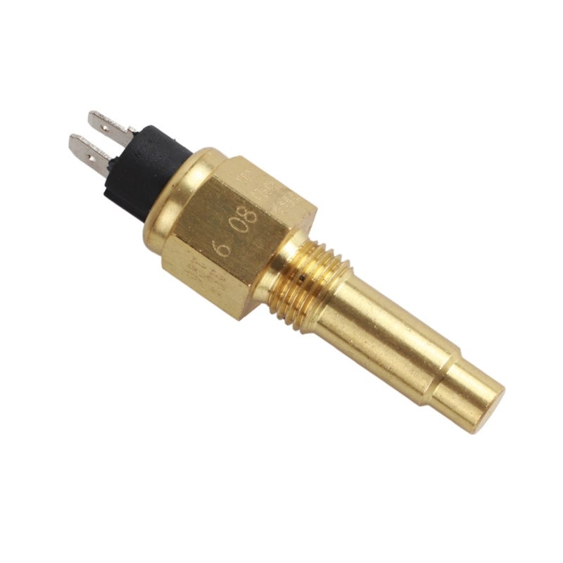 Brass Temperature Sensor 6-24V Wide Voltage 3W Low Energy Consumption - Accurate Measuring Range 38-120℃ Bimetal Alarm Switch for VDO - Image 2