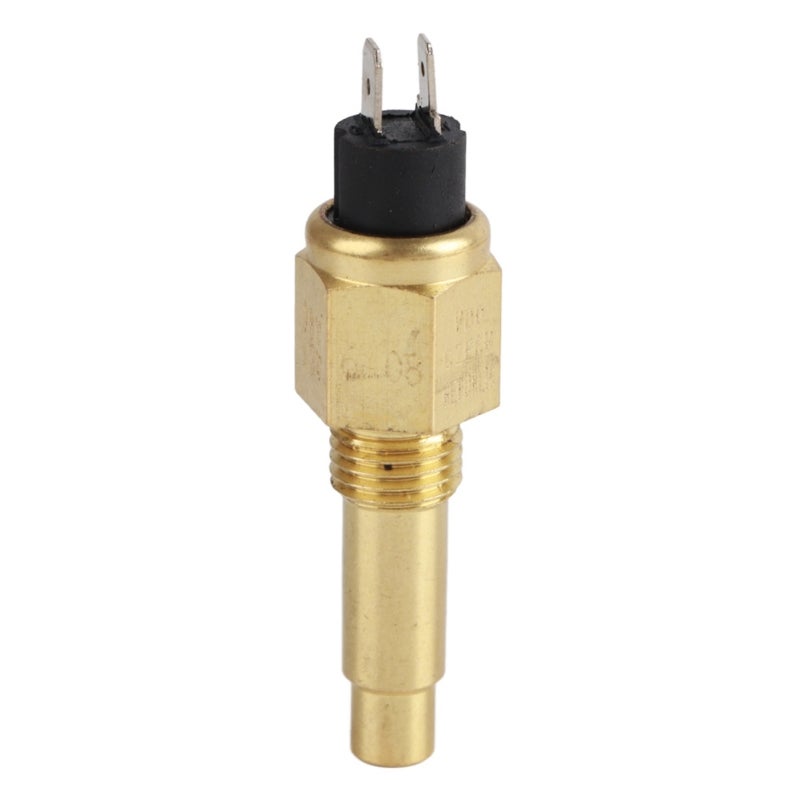 Brass Temperature Sensor 6-24V Wide Voltage 3W Low Energy Consumption - Accurate Measuring Range 38-120℃ Bimetal Alarm Switch for VDO - Image 1