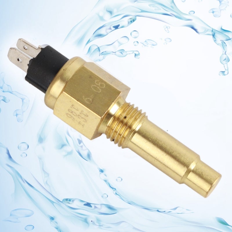 Brass Temperature Sensor 6-24V Wide Voltage 3W Low Energy Consumption - Accurate Measuring Range 38-120℃ Bimetal Alarm Switch for VDO - Image 4